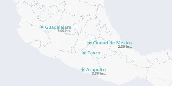 ¿Cómo llegar a Taxco en Guerrero?